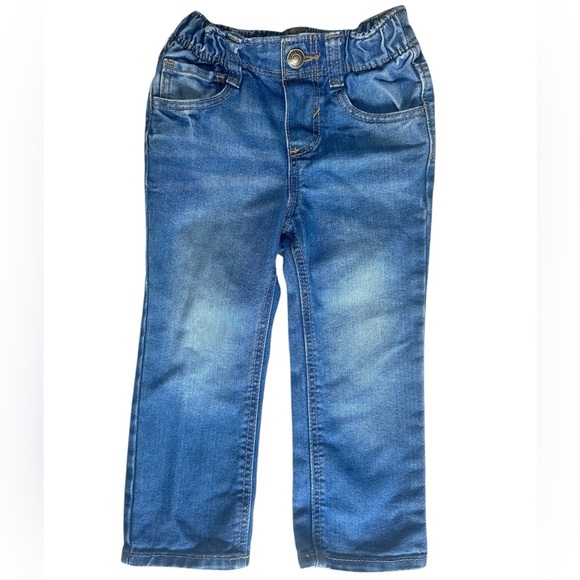 Old Navy Boys Straight Leg Medium Wash Jeans 2T - Picture 1 of 6